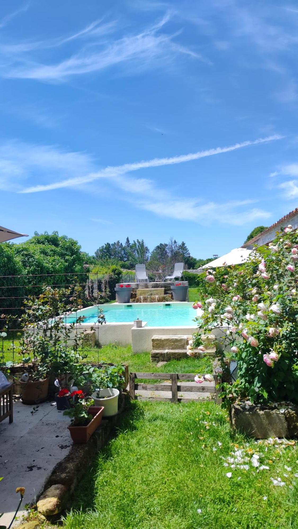 Jolie Villa Avec Piscine Dans Le St Emilionnais Sainte-Terre エクステリア 写真